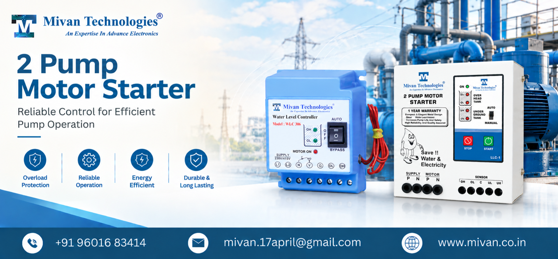 2 Pump Motor Starter