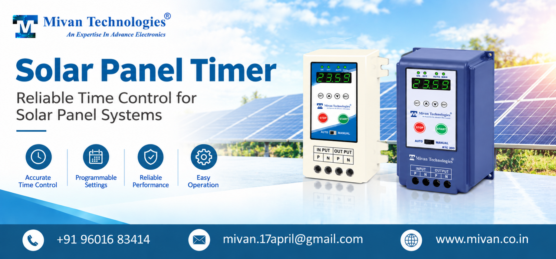 Solar Panel Timer