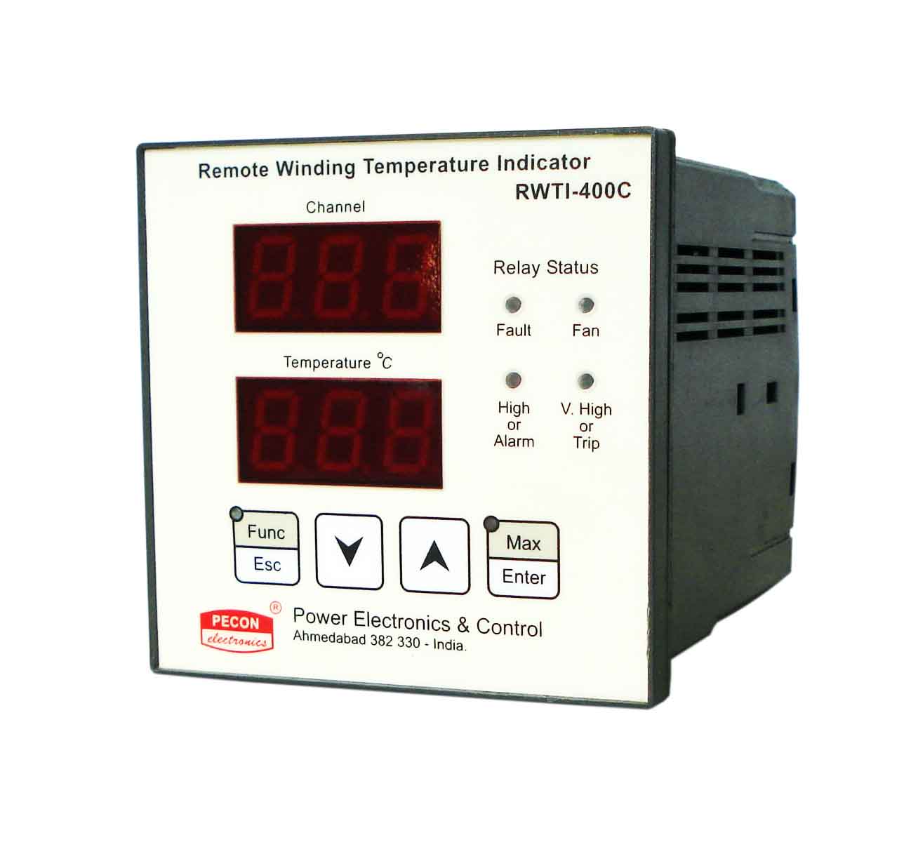 RWTI 400C Remote winding temperature indicator RS 485 input to 4 to 20 and digital display