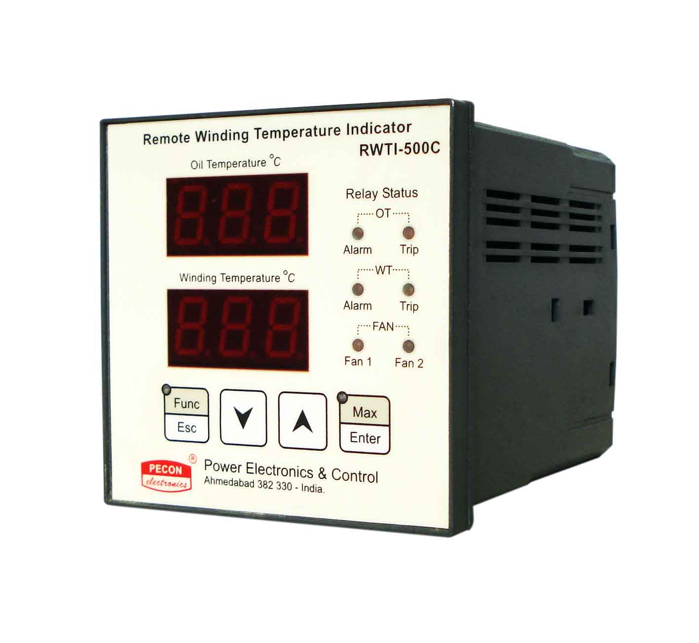 RWTI 500C Remote winding temperature indicator indicating from  4 to 20 mA input