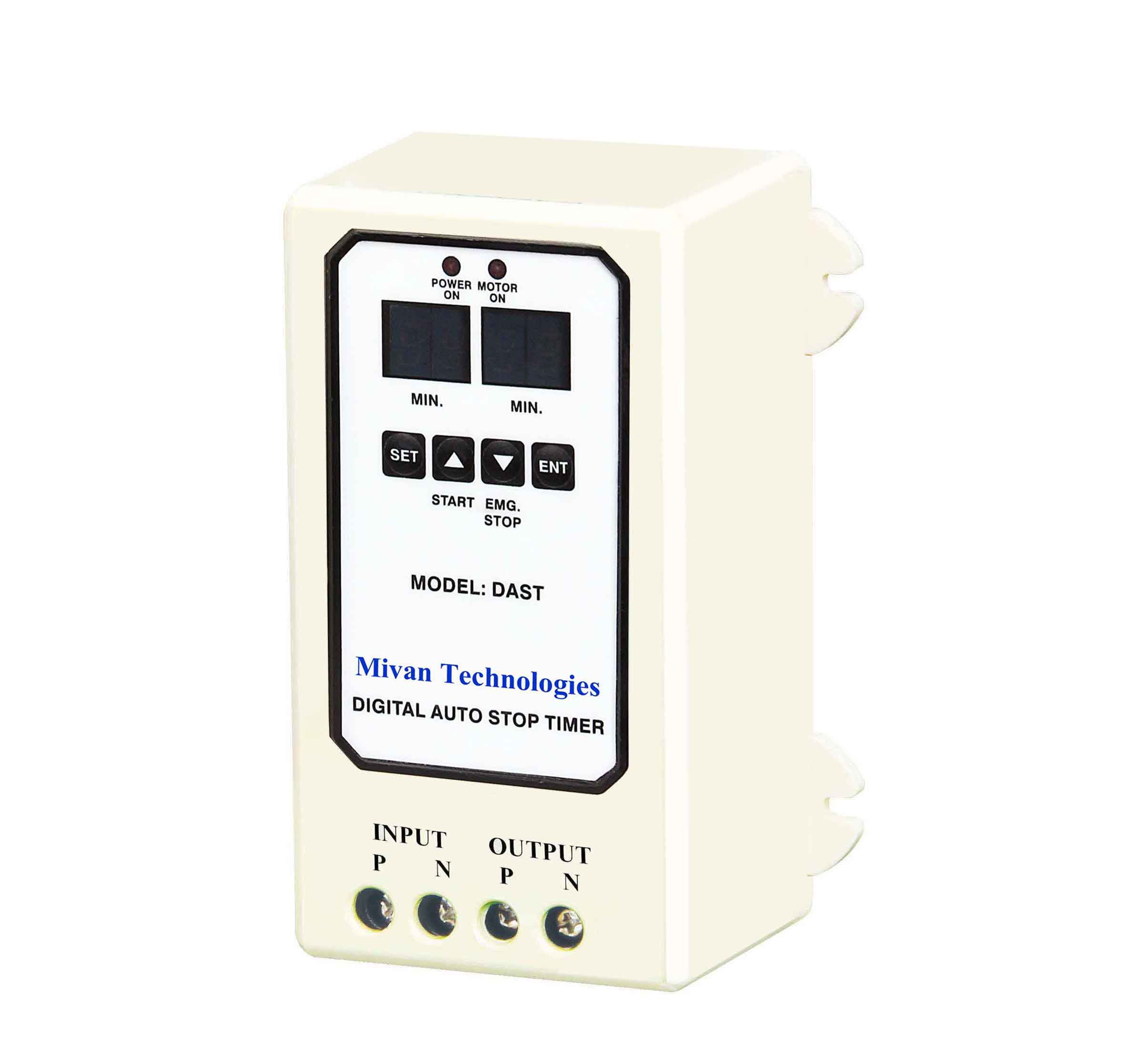 DAST Manually start and auto stop digital timer for single phase appliances