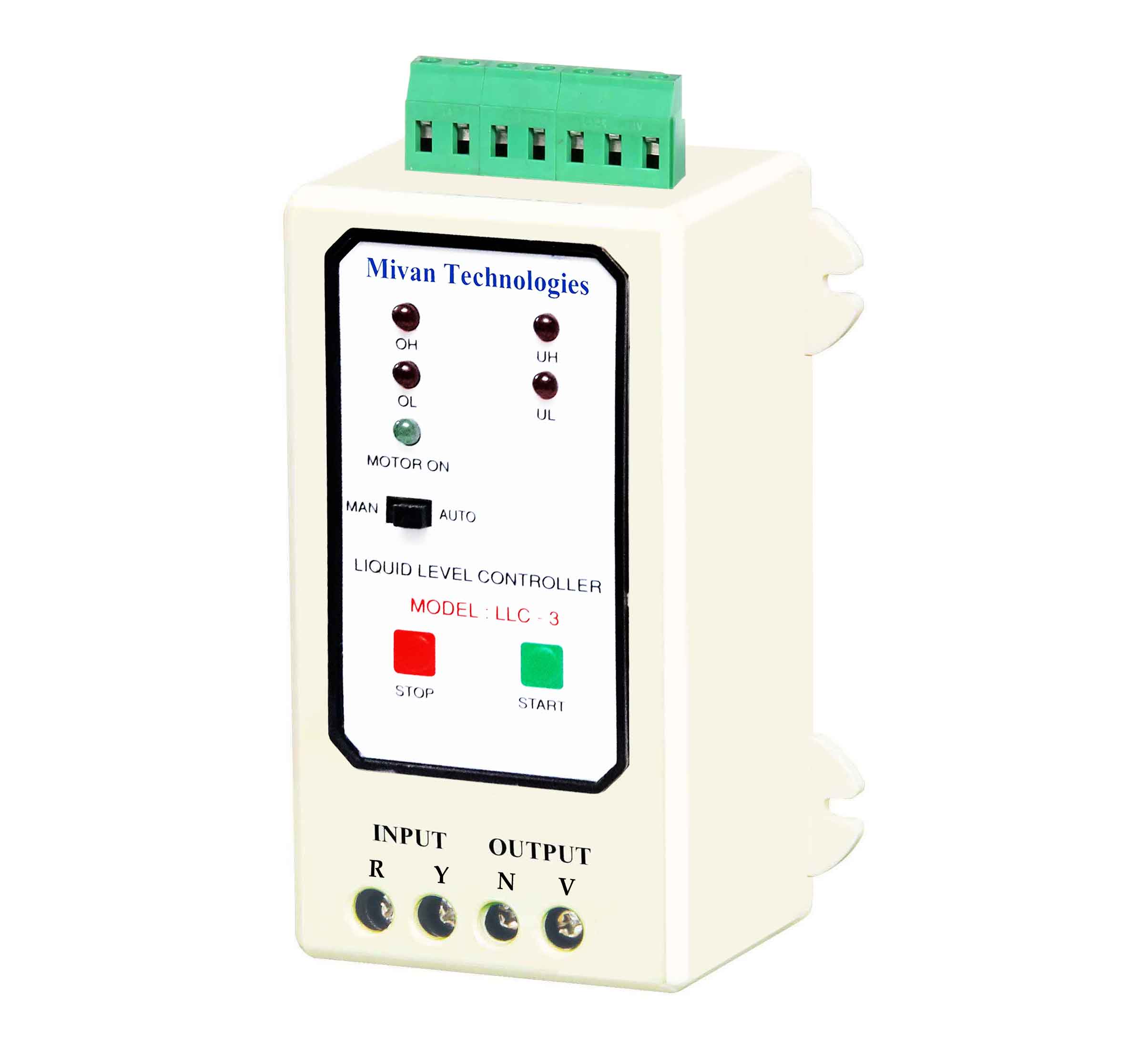 LLC 3 Abs three phase water level controller for 3 phase motor and submersible pump suitable for any 3 phase starter