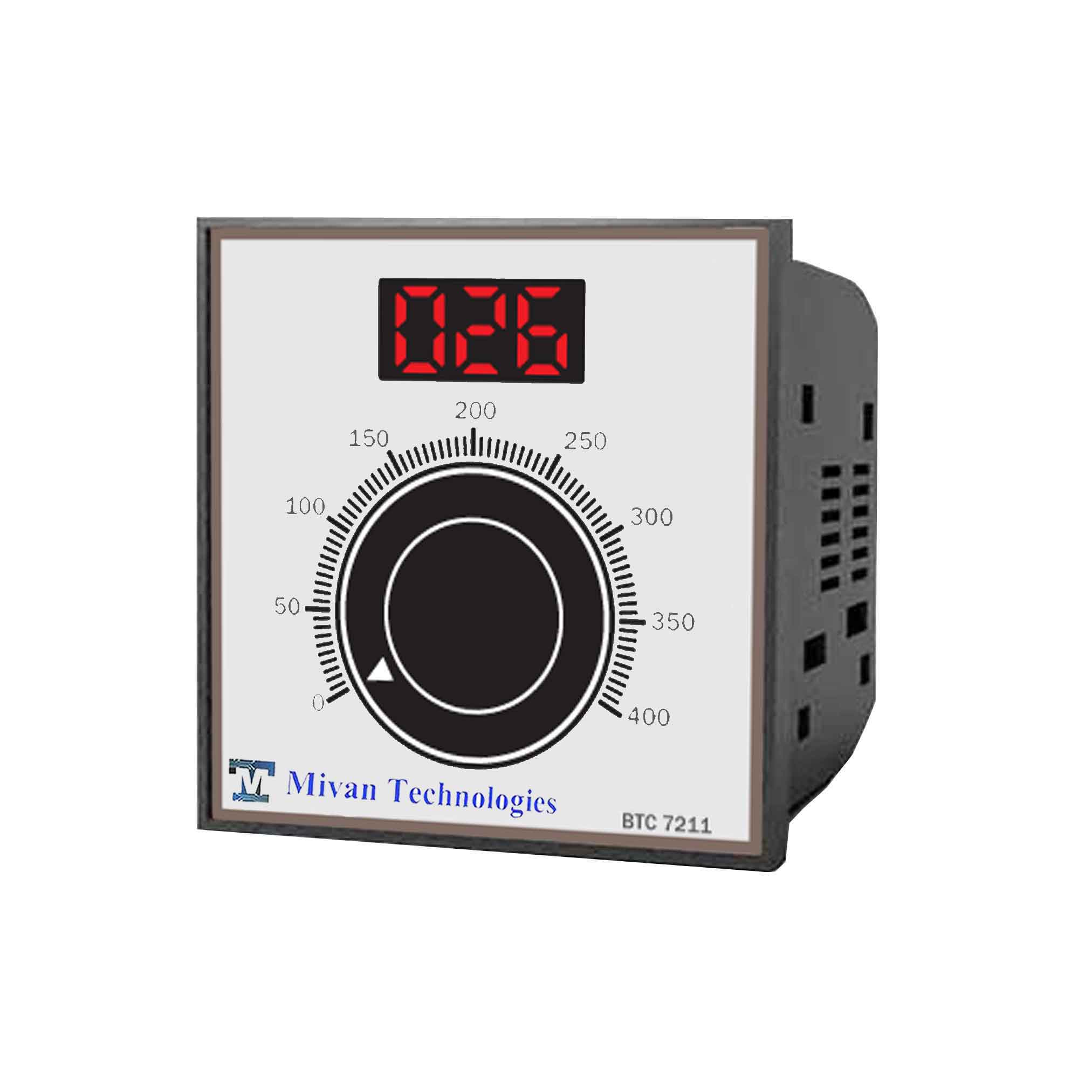 Digital Blind Temperature Controller RTD PT100 Type size 96 96 single display  BTC 9611