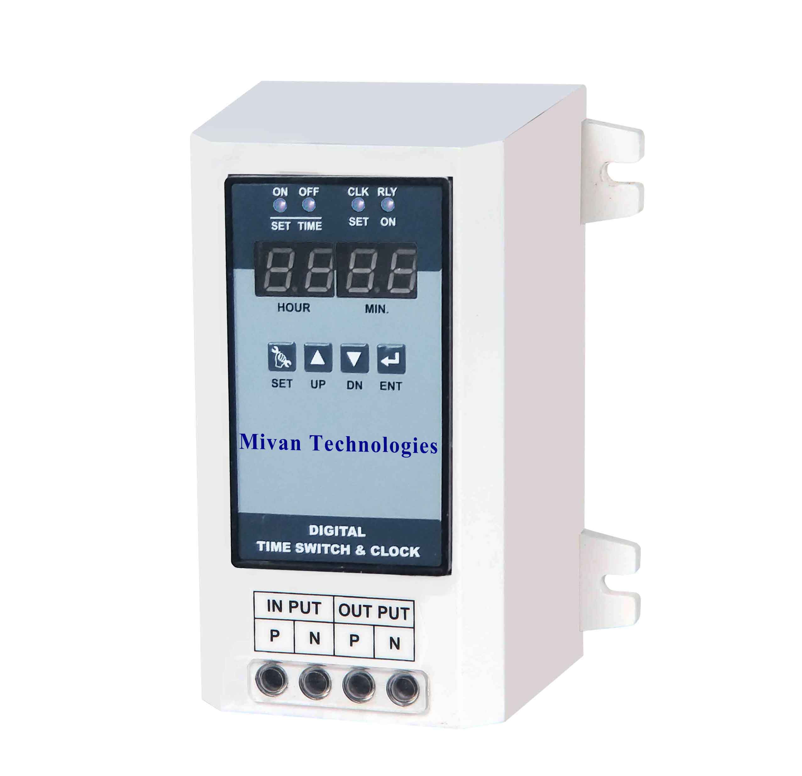 UDT Universal Digital timer ON delay OFF delay and CYCLIC timer with HV LV OL and DRY run protection for 1 phase
