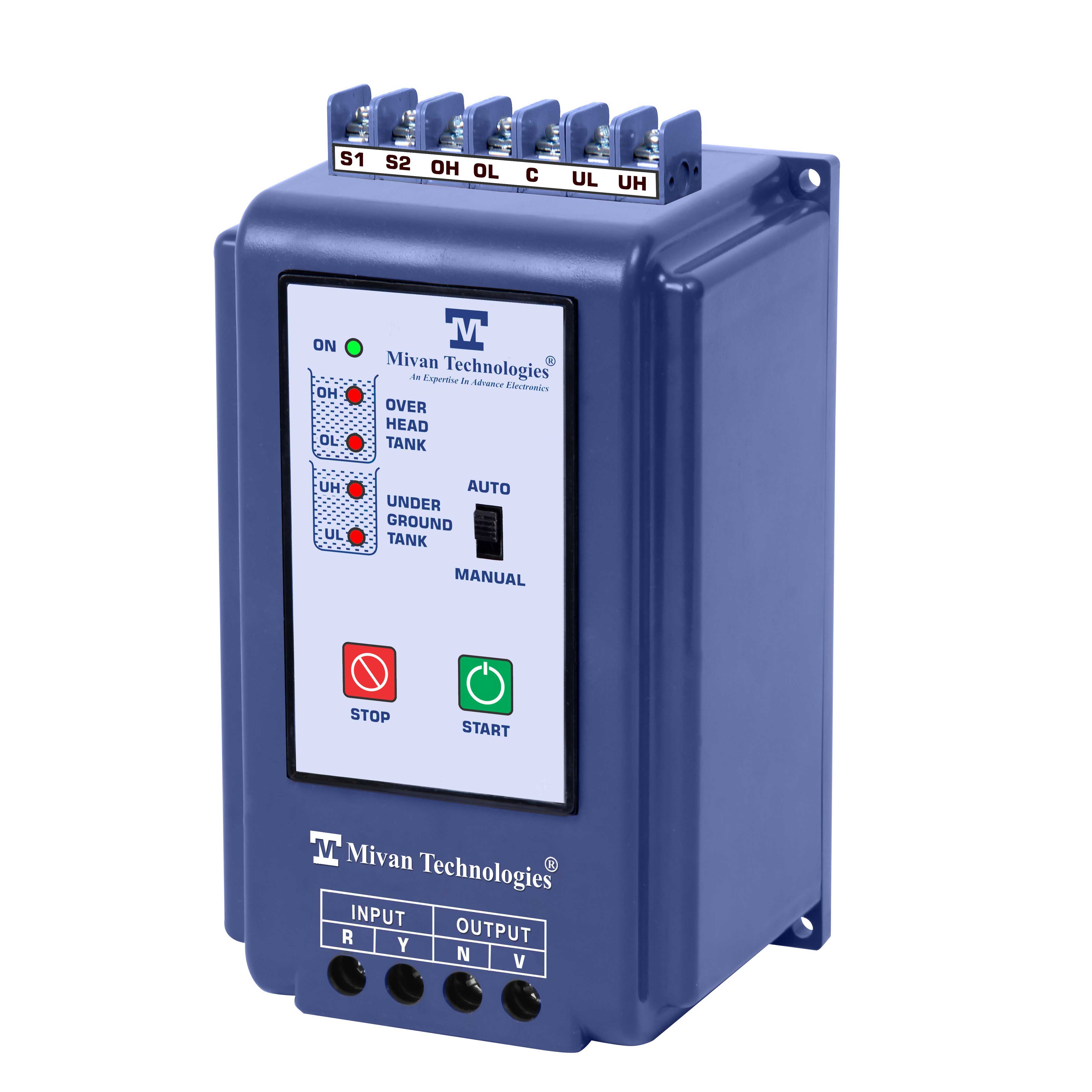 LLC 3 ABS HD three phase water level controller for 3 phase motor and submersible pump suitable for any 3 phase starter